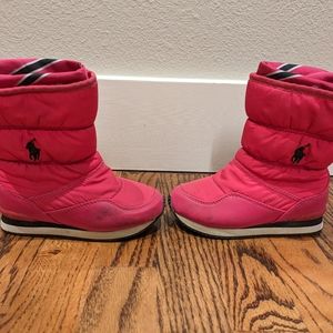 Polo Ralph Lauren Hot Pink Toddler Snow Boots, Toddler Size 9